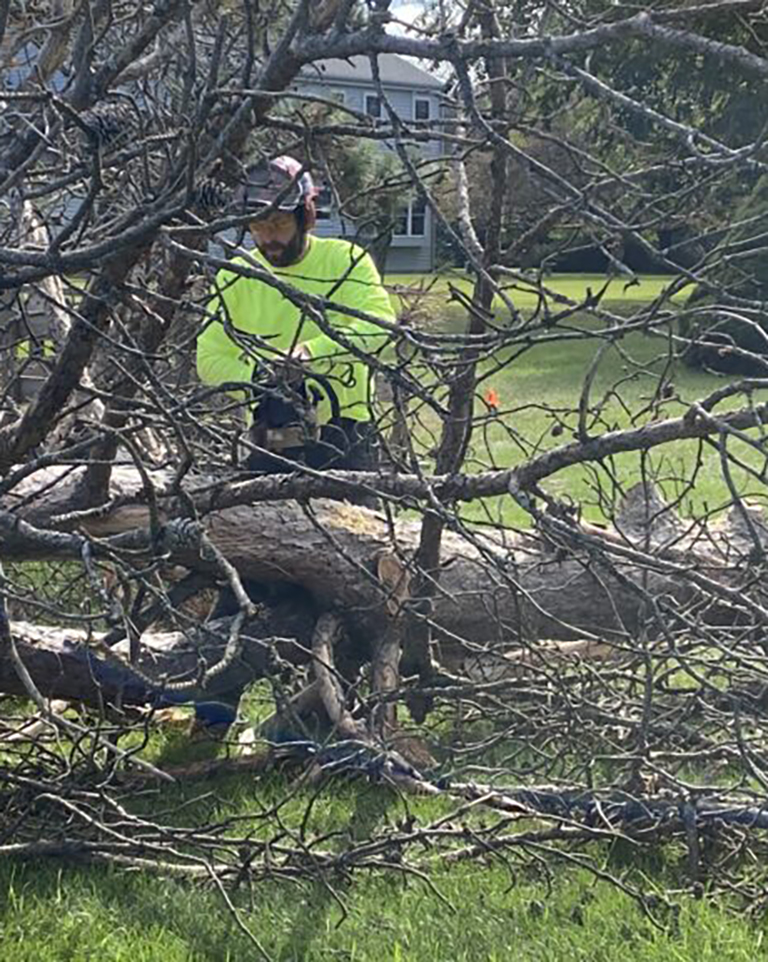 Kyle working