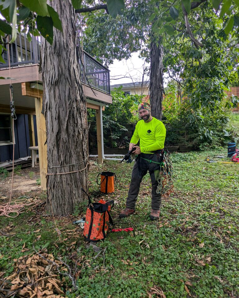 Kyle working